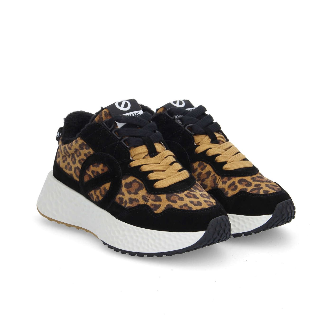 CARTER JOGGER W - SDE/SDE L/CCOON - BLACK/LEOPARD